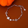 Sterling Silber - Unendlichkeits-Armband