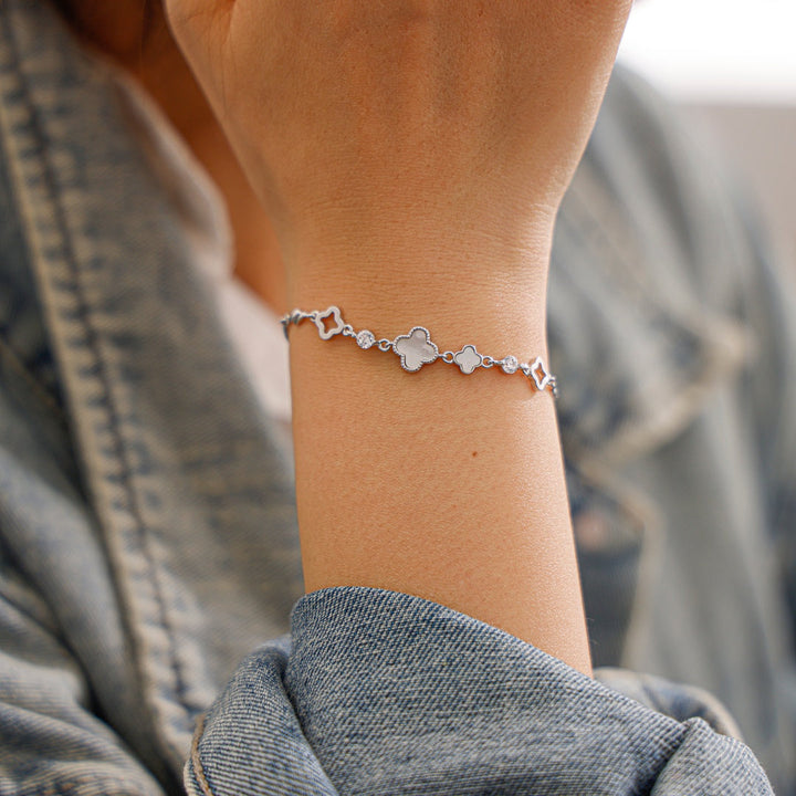 Sterling Silber - Unendlichkeits-Armband