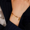 Kettenarmband mit personalisierten Anhängern