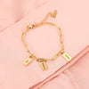 Kettenarmband mit personalisierten Anhängern