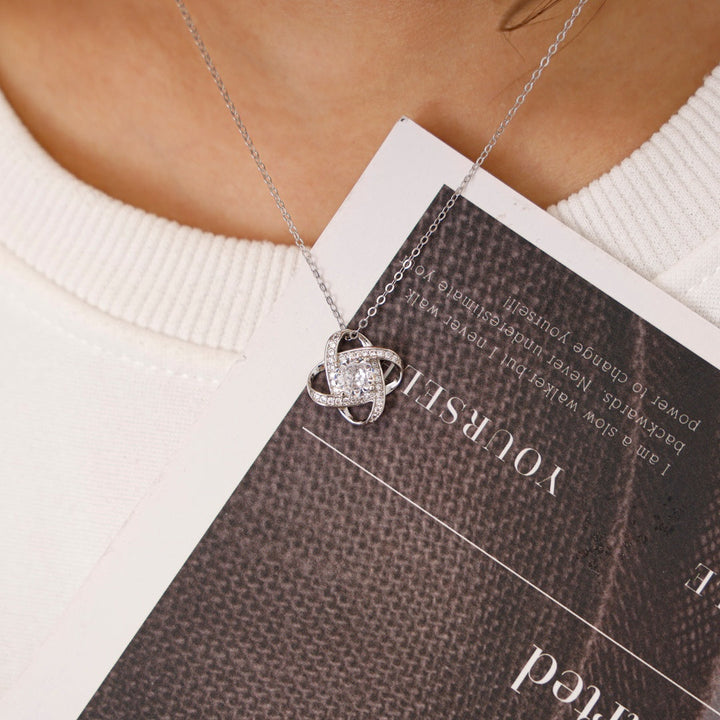 Sterling Silber Halskette mit einer Luxus-Rose Box