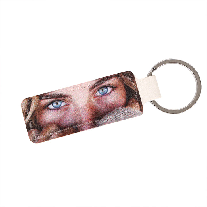 Personalisierter Augenfoto Schlüsselanhänger