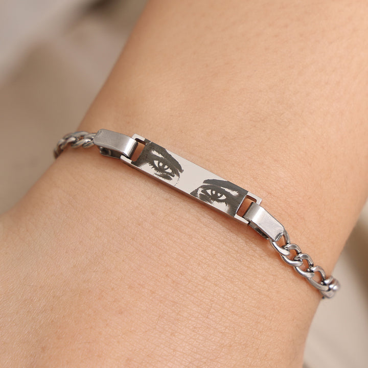 Personalisiertes Augenfoto Armband