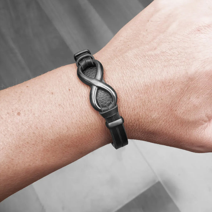 Unendlichkeits Armband - Ich liebe dich "An meinen Sohn"