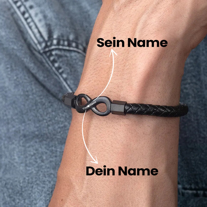 Armband mit Gravur & Sternzeichen Halskette - An meinen Mann