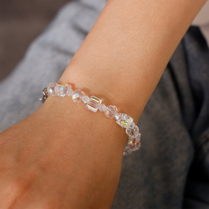 Kristall Armband - Liebe dich für immer "An meine Tochter"