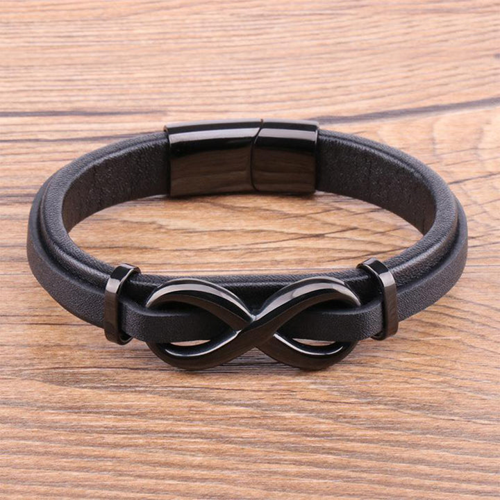 Unendlichkeits Armband - Ich liebe dich "An meinen Sohn"