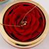 Ewige Rosen Box mit gravierter Halskette - Geschenkset