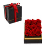 Rosen Bouquet Box mit echten Rosen - Eckig