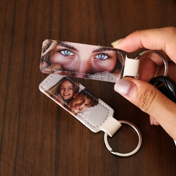 Personalisierter Augenfoto Schlüsselanhänger