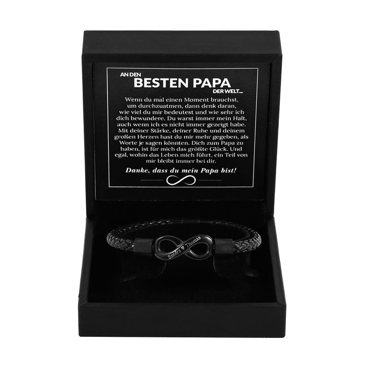 Personalisiertes Armband - An den besten Papa der Welt