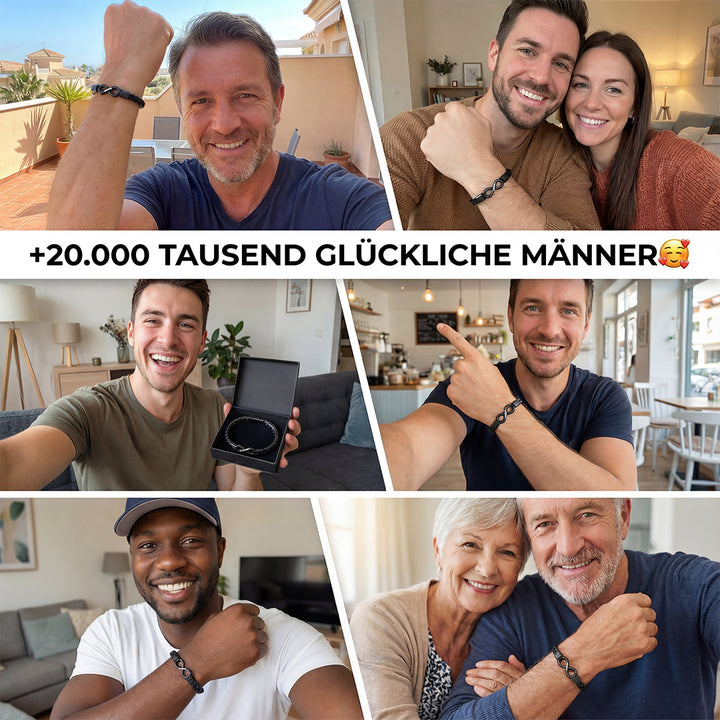 Personalisiertes Armband - Endlose Liebe "An meinen Mann"