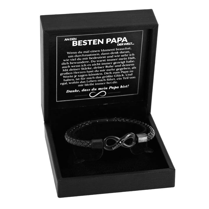 Personalisiertes Armband - An den besten Papa der Welt