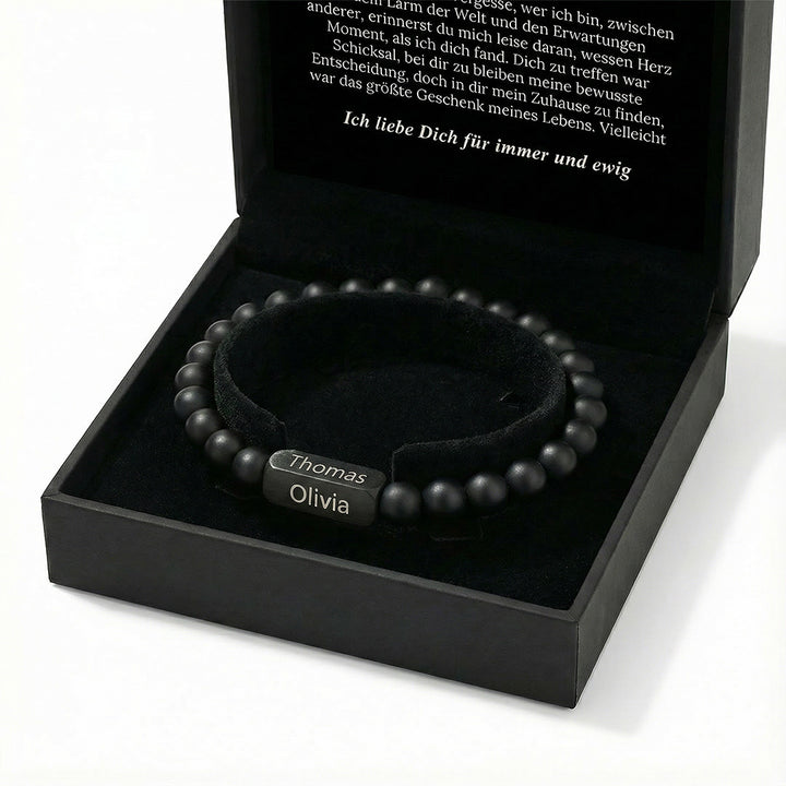 "An meinen Mann" - Personalisiertes Armband