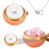 Personalisierte Halskette mit Gravur & echter Rose