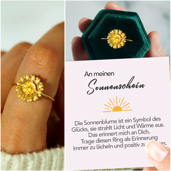Sonnenblumen Ring - Für meine Liebsten