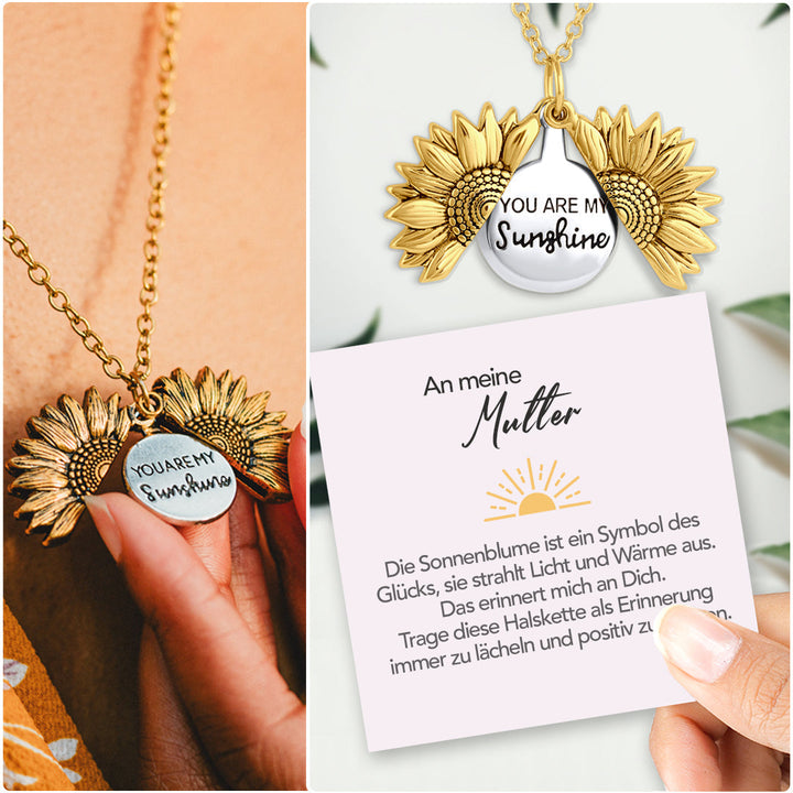 Sonnenblumen Kette - Du bist mein Sonnenschein