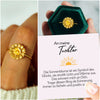 Sonnenblumen Ring - Für meine Liebsten