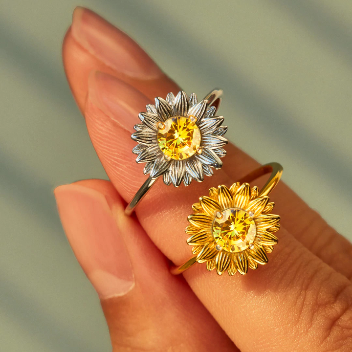 Sonnenblumen Ring - Für meine Liebsten