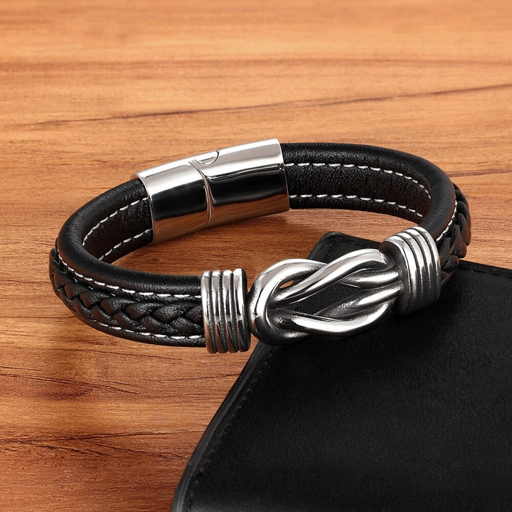 Leder Armband - Oma & Enkel für immer verbunden
