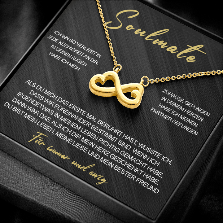 Sterling Silber Halskette - Für meinen Soulmate