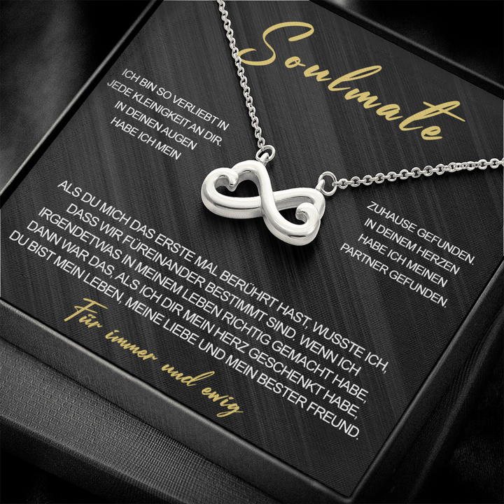 Sterling Silber Halskette - Für meinen Soulmate