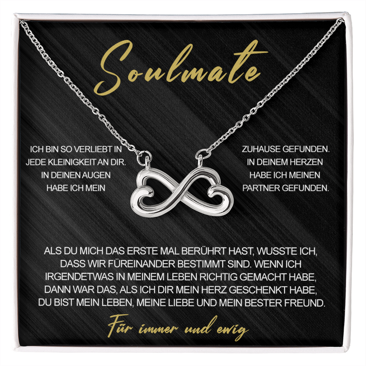Sterling Silber Halskette - Für meinen Soulmate