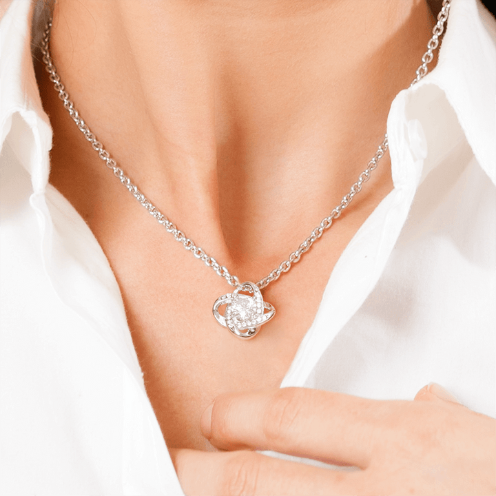 Sterling Silber Halskette mit Rosen Geschenkbox - An meine Mama