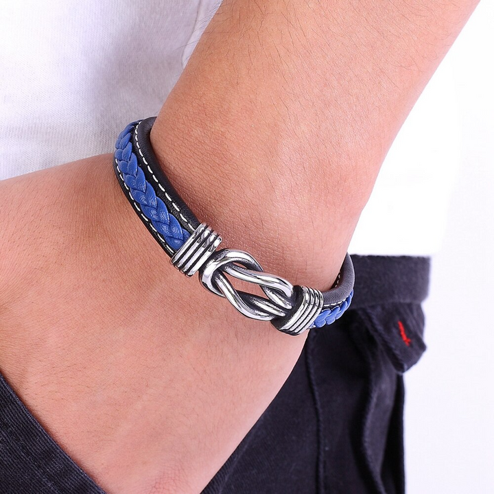 Leder Armband - Oma & Enkel für immer verbunden