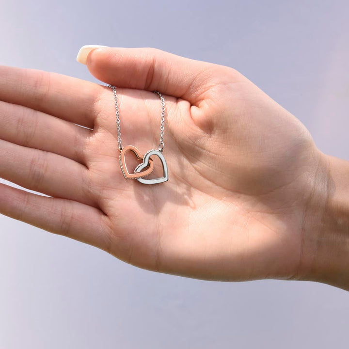 Sterling Silber Halskette - Mit echter Rose - Geliebte Mutter