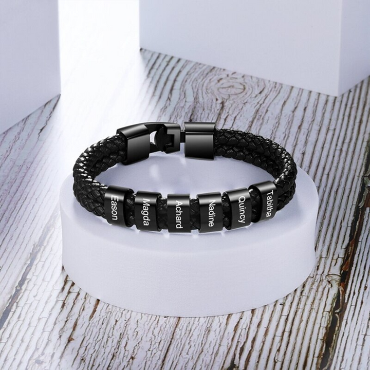 Luxus Lederarmband - An meinen geliebten Papa