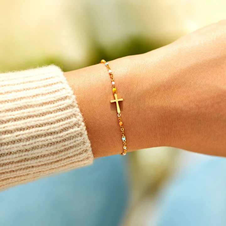Luxus Kreuz Armband - An meine Liebsten