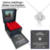 Sterling Silber Halskette - Slideshow personalisierbar - An meinen Schatz