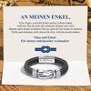 Leder Armband - Oma & Enkel für immer verbunden