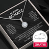 Sterling Silber Halskette Schatz + Armband GRATIS