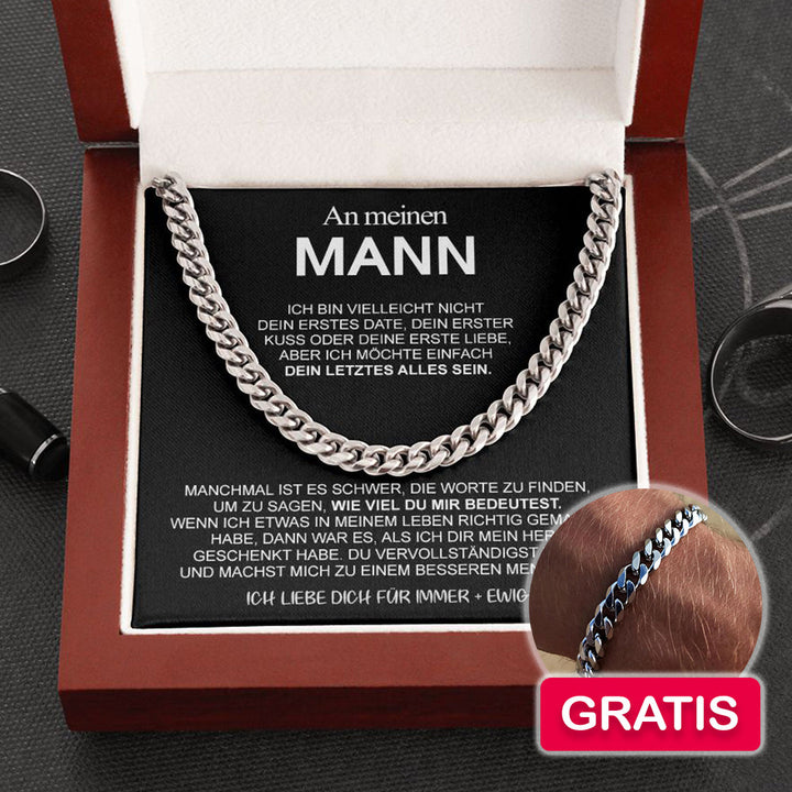 Cuban Chain an meinen Mann - Cuban Armband GRATIS