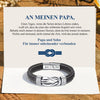 Leder Armband - Für immer verbunden mit meinem Papa