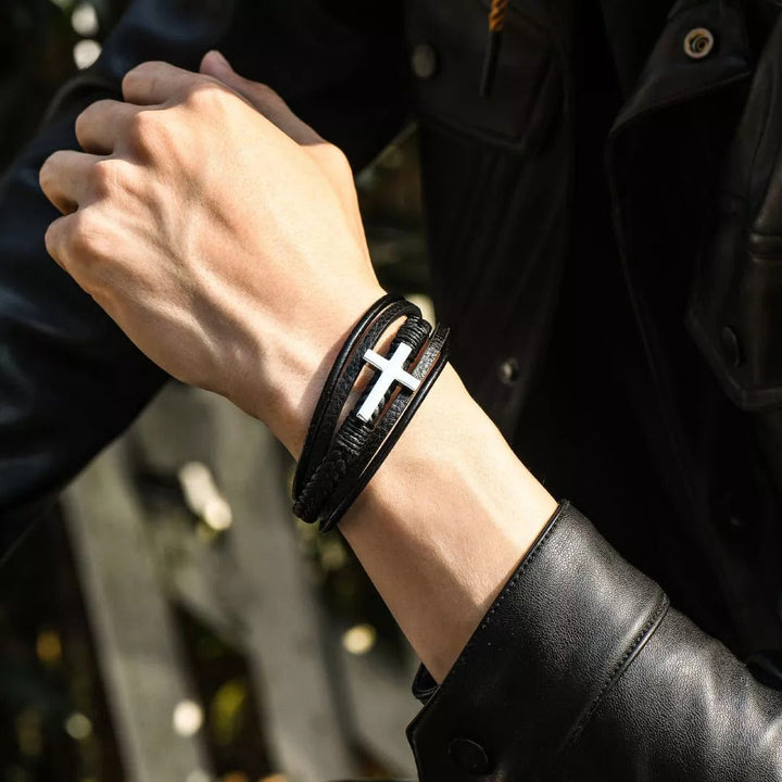 Kreuz Armband - An meinen einzigartigen Sohn