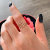 Sterling Silber Ring mit Rosenbox - Best Mom