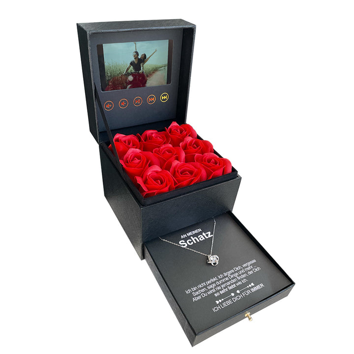Sterling Silber Halskette - Slideshow personalisierbar - An meinen Schatz