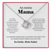 Sterling Silber Halskette - Mit echter Rose - Wundervolle Mutter