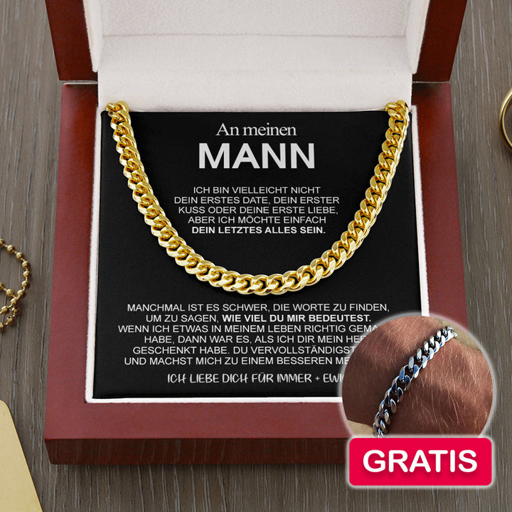 Cuban Chain an meinen Mann - Cuban Armband GRATIS