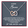 Sterling Silber Halskette - Mit echter Rose - Geliebte Mutter