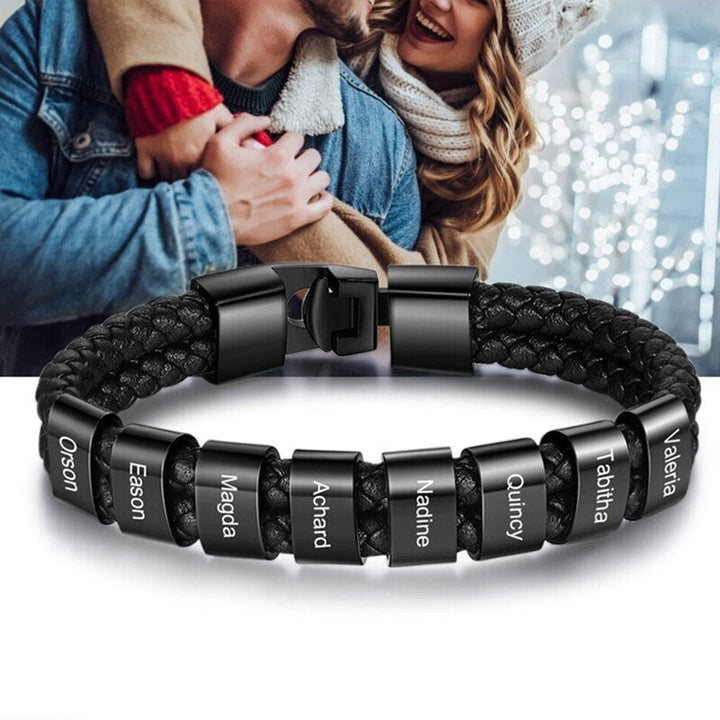 Luxus Lederarmband - An meinen geliebten Papa