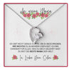 Sterling Silber Halskette - Mit echter Rose - Schwiegermutter