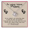 Sterling Silber Halskette mit Rosen Geschenkbox - An meine Mommy