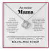 Sterling Silber Halskette - Mit echter Rose - Wundervolle Mutter