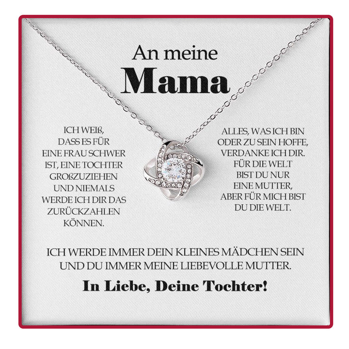 Sterling Silber Halskette - Mit echter Rose - Wundervolle Mutter