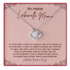 Sterling Silber Halskette mit Rosen Geschenkbox - Liebevolle Mama