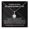 Sterling Silber Halskette - Mit echter Rose - Schwiegermutter